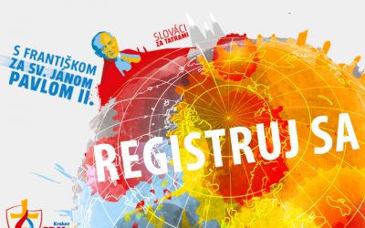 Začala oficiálna slovenská registrácia na Svetové dni mládeže do Krakova
