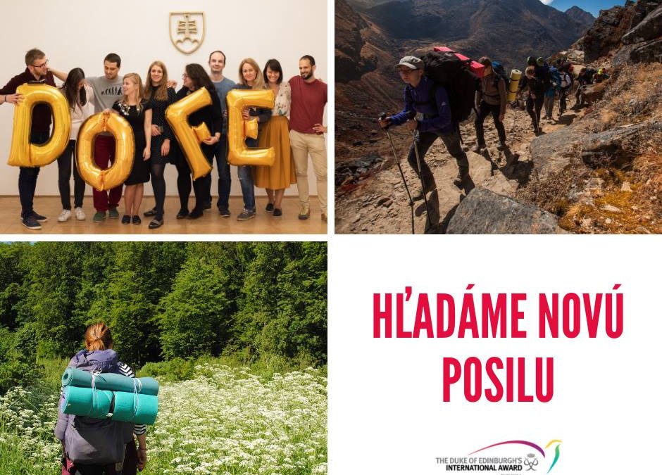 PonukyHľadá sa manažérka/manažér vzdelávacieho programu pre DofE Slovensko