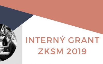 ZKSM vyhlasuje nové grantové kolo pre svojich členov